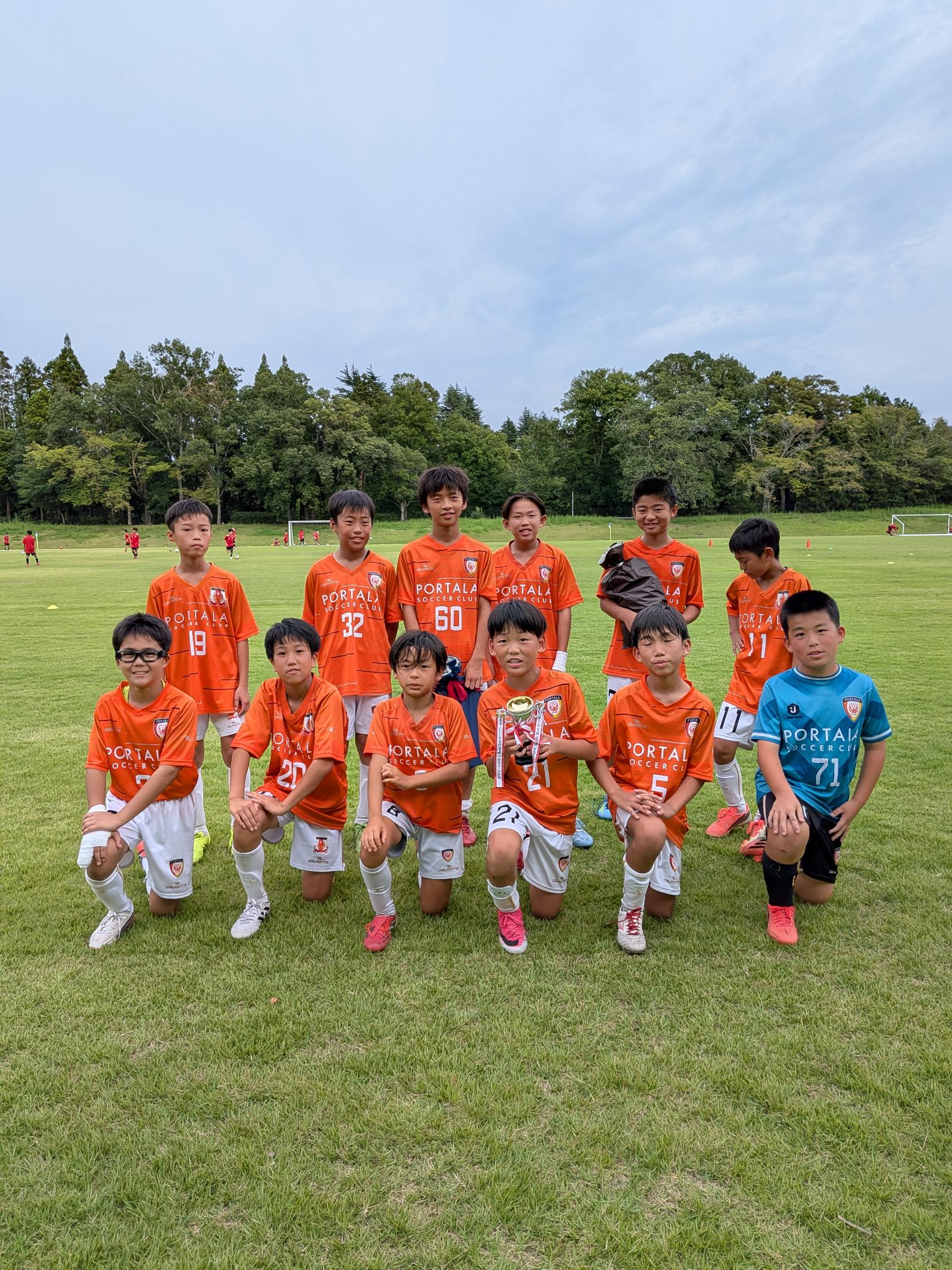 ジュニアチームの集合写真